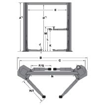 ΑΝΥΨΩΤΙΚΟ ΔΙΚΟΛΩΝΟ BendPak Auto Moto Tyres 