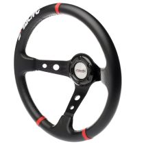 ΤΙΜΟΝΙ GRAVEL ΤΡΙΑΚΤΙΝΟ 35 cm (ΜΑΥΡΟ/ΚΟΚΚΙΝΟΙ ΔΑΚΤΥΛΙΟΙ) Auto Moto Tyres 