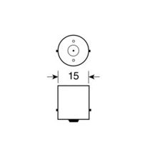ΛΑΜΠΑΚΙ 12V/P21W ΧΡΩΜΙΟΥ/ΚΟΚΚΙΝΟ ΦΩΣ Auto Moto Tyres 