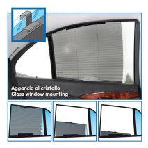 ΚΟΥΡΤΙΝΑΚΙΑ ΠΛΑΙΝΑ PLISSE ΜΕ ΑΥΤΟΚΟΛΛΗΤΗ ΤΑΙΝΙΑ 3 M ΚΑΙ ΓΑΤΖΑΚΙΑ - 46 Χ 60 cm 2 ΤΕΜ. Auto Moto Tyres 