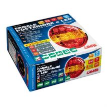 ΦΩΣ ΦΟΡΤΗΓΟΥ ΠΙΣΩ 12/24V 14LED ΚΟΚΚΙΝΟ/ΠΟΡΤΟΚΑΛΙ 3 ΧΡΗΣΕΩΝ ΣΤΡΟΓΓΥΛΟ 140mm 1ΤΕΜ. Auto Moto Tyres 