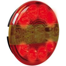 ΦΩΣ ΦΟΡΤΗΓΟΥ ΠΙΣΩ 12/24V 14LED ΚΟΚΚΙΝΟ/ΠΟΡΤΟΚΑΛΙ 3 ΧΡΗΣΕΩΝ ΣΤΡΟΓΓΥΛΟ 140mm 1ΤΕΜ. Auto Moto Tyres 