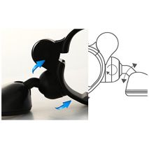 Βάση XENOMIX Ταμπλώ SHG-P2000/XNM για Smartphone χρώμα μαύρο με Βεντούζα Auto Moto Tyres 