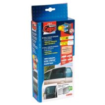 Ηλιοπροστασίες φορετές στη πόρτα από πολυεστέρα για πλαϊνά πίσω τζάμια Large Auto Moto Tyres 