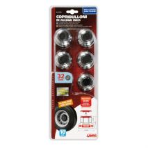 ΚΑΠΑΚΙΑ ΠΑΞΙΜΑΔΙΩΝ / ΜΠΟΥΛΟΝΙΩΝ ΦΟΡΤΗΓΟΥ ΧΑΛΥΒΔΙΝΑ INOX 32mm 10ΤΕΜ. Auto Moto Tyres 