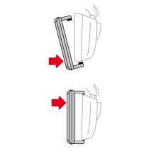 ΚΑΘΡΕΠΤΗΣ ΕΣΩΤΕΡΙΚΟΣ ΠΙΑΣΤΟΣ CONVEX 240x65mm ΚΥΡΤΟΣ 53-80mm Auto Moto Tyres 