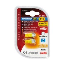 T10 24V/28V 15lm HYPER-LED15 ΠΟΡΤΟΚΑΛΙ ΔΙΑΘΛΑΣΗΣ 5SMDx3chips (ΚΑΡΦΩΤΟ--ΔΙΠΛΗΣ ΠΟΛΙΚΟΤΗΤΑΣ) 2ΤΕΜ. Auto Moto Tyres 