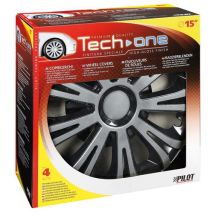 ΤΑΣΙΑ AVERA SILVERΚΑΙBLACK 15 INCH ΑΣΗΜΙ/ΜΑΥΡΟ ΣΕΤ Auto Moto Tyres 