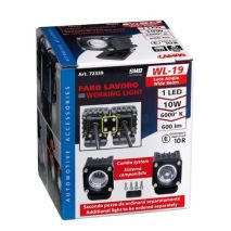 ΠΡΟΒΟΛΕΑΣ ΤΕΤΡΑΓΩΝΟΣ WL-19 1LED 10W 600lm 9-32V 36x49x42mm ΦΩΣ ΔΙΑΘΛΑΣΗΣ 1 ΤΕΜ. Auto Moto Tyres 