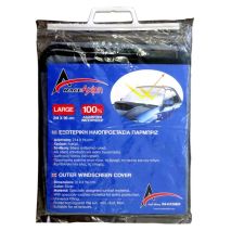 ΗΛΙΟΠΡΟΣΤΑΣΙΑ ΕΞΩΤΕΡΙΚΗ ΠΑΡΜΠΡΙΖ 100% ΑΔΙΑΒΡΟΧΗ - LARGE (214 Χ 96 cm) Auto Moto Tyres 