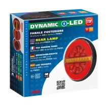 ΦΩΣ ΠΙΣΩ ΔΕΞΙ 12/24V DYNAMIC-O 140 mm ΜΕ 29 LED 3 ΧΡΗΣΕΙΣ ΘΕΣΕΩΣ/ΦΛΑΣ/STOP (ΚΟΚΚΙΝΟ/ΠΟΡΤΟΚΑΛΙ) - 1 ΤΕΜ. Auto Moto Tyres 