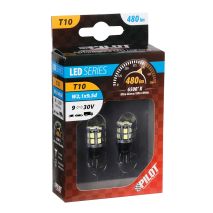 T10 9-30V W2,1x9,5d 6.500K 480lm 15SMD LED ΛΕΥΚΟ (ΚΑΡΦΩΤΟ-ΔΙΠΛΗΣ ΠΟΛΙΚΟΤΗΤΑΣ) 2ΤΕΜ. Auto Moto Tyres 