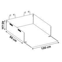 ΚΑΛΥΜΜΑ ΠΟΡΤ-ΠΑΓΚΑΖ TRUNK PROTECTOR ΑΔΙΑΒΡΟΧΟ (XL) 100x90x40cm 1ΤΕΜ. Auto Moto Tyres 