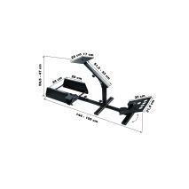 ΒΑΣΗ ΓΙΑ ΠΡΟΣΟΜΟΙΩΤΗ ΟΔΗΓΗΣΗΣ SIM STATION 5 ΜΑΥΡΗ ΓΙΑ BUCKET ΚΑΘΙΣΜΑ ΣΕ ΠΑΙΧΝΙΔΟΜΗΧΑΝΕΣ​ SIMONI RACING - 1 TEM Auto Moto Tyres 