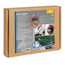 ΚΑΘΡΕΠΤΗΣ ΑΣΦΑΛΕΙΑΣ/ΚΥΚΛΟΦΟΡΙΑΣ ΚΥΡΤΟΣ ΚΟΚΚΙΝΟΣ ΕΞΩΤΕΡΙΚΟΥ ΧΩΡΟΥ 45cm TRAFFIC MIRRORS 1ΤΕΜ Auto Moto Tyres 