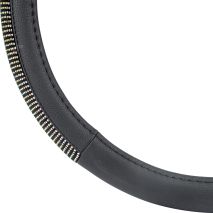 ΚΑΛΥΜΜΑ ΤΙΜΟΝΙΟΥ 37-39cm SWC-44-M ΜΑΥΡΟ ΜΕ STRASS  AMIO - 1 ΤΕΜ. Auto Moto Tyres 