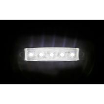 ΦΩΣ ΟΓΚΟΥ 12/24V 5xSMD LED ΛΕΥΚΟ ΔΙΑΦΑΝΟ 96x20mm ΜΕ ΕΓΚΡΙΣΗ ΤΥΠΟΥ R7/R10  LAMPA - 1 TEM. Auto Moto Tyres 