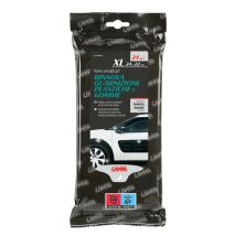 ΥΓΡΑ ΜΑΝΤΗΛΑΚΙΑ ΚΑΘΑΡΙΣΜΟΥ ΛΑΣΤΙΧΙΕΝΙΩΝ /ΠΛΑΣΤΙΚΩΝ ΕΠΙΦΑΝΕΙΩΝ XL 24x22 cm LAMPA - 24 TEM. Auto Moto Tyres 