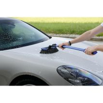 ΒΟΥΡΤΣΑ ΠΛΥΣΙΜΑΤΟΣ (25x10cm)  ΜΕ ΤΗΛΕΣΚΟΠΙΚΟ ΚΟΝΤΑΡΙ ΑΛΟΥΜΙΝΙΟΥ (102-155cm) ΜΑΥΡΟ/ΜΠΛΕ LUNA LAMPA - 1 ΤΕM. Auto Moto Tyres 