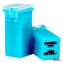 ΑΣΦΑΛΕΙΕΣ JapVal PAL ΜΙΝΙ 14mm ΘΗΛΥΚΕΣ 20A ΣΕ ΓΑΛΑΖΙΟ ΧΡΩΜΑ AMIO - 2 Τεμ. Auto Moto Tyres 