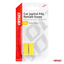 ΑΣΦΑΛΕΙΕΣ JapVal PAL ΜΙΝΙ 14mm ΘΗΛΥΚΕΣ 60A ΣΕ ΚΙΤΡΙΝΟ ΧΡΩΜΑ AMIO - 2 Τεμ. Auto Moto Tyres 