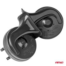 ΚΟΡΝΑ 12V 110db 2 ΤΟΝΩΝ 410Hz και 510Hz ΑΜΙΟ - 2 ΤΕΜ. Auto Moto Tyres 