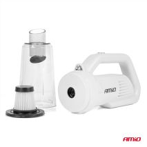 ΣΚΟΥΠΑΚΙ ΗΛΕΚΤΡΙΚΟ 12V ΜΕ 3 ΑΞΕΣΟΥΑΡ ΚΑΘΑΡΙΣΜΟΥ ΜΕ ΦΙΣ ΑΝΑΠΤΗΡΑ ΚΑΙ ΚΑΛΩΔΙΟ 12V 60W AMIO - 1 Τεμ. Auto Moto Tyres 