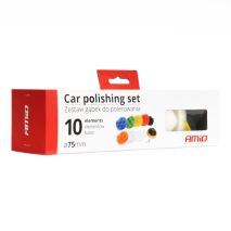 ΣΦΟΥΓΓΑΡΙ ΤΡΙΒΕΙΟΥ ME ΠΑΝΑΚΙΑ ΚΑΘΑΡΙΣΜΟΥ ΚΑΙ ΓΥΑΛΙΣΜΑΤΟΣ 75mm  ΓΙΑ ΔΡΑΠΑΝΟ AMIO - 1 σετ 10 τεμ. Auto Moto Tyres 