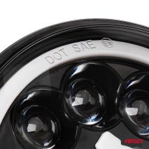 ΠΡΟΒΟΛΕΑΣ ΕΡΓΑΣΙΑΣ ΣΤΡΟΓΓΥΛΟΣ GHOST 5.500lm 9>36V 60W 6.000K Φ170x170x65mm 4 ΧΡΗΣΕΩΝ ΑΜΙΟ - 1 ΤΕΜ. Auto Moto Tyres 