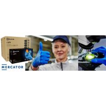 ΓΑΝΤΙΑ ΝΙΤΡΙΛΙΟΥ MERCATOR GOGRIP ΣΕ ΜΠΛΕ ΧΡΩΜΑ SMALL (S) ΑΜΙΟ - 50 ΤΕΜ. Auto Moto Tyres 