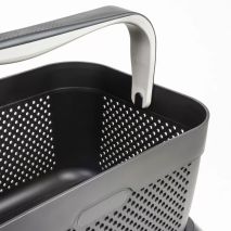 ΚΑΛΑΘΙ ΜΕΤΑΦΟΡΑΣ ΠΡΟΙΟΝΤΩΝ RATI ΓΚΡΙ ΠΛΑΣΤΙΚΟ ΜΕ ΑΝΤΙΟΛΙΣΘΗΤΙΚΗ ΒΑΣΗ 21L 12kg max ΜΕ ΛΑΒΗ 438x292x315mm RATI - 1 τεμ. Auto Moto Tyres 