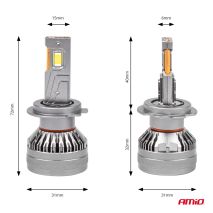 ΛΑΜΠΕΣ H7 9>48V 6.500K 4.500lm 50W HP SERIES LED CAN-BUS (ΜΕ ΨΥΚΤΡΑ AMIO - 2 Τεμ. Auto Moto Tyres 