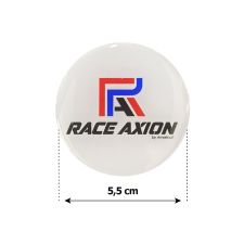 RACE AXION ΑΥΤΟΚΟΛΛΗΤΑ ΖΑΝΤΩΝ 5,5 cm ΛΕΥΚΟ/ΜΠΛΕ/ΚΟΚΚΙΝΟ/ΜΑΥΡΟ ΣΜΑΛΤΟΥ - 4 ΤΕΜ. Auto Moto Tyres 