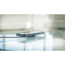 Μαγνητικός, Ασύρματος Φορτιστής Mag Wireless Charging Pad 3 in 1 της σειράς Optiline για Qi Ασύρματη φόρτιση συσκευών με θύρα USB Type C 15W, Καλώδιο 100 cm και MagSafe τεχνολογία Auto Moto Tyres 