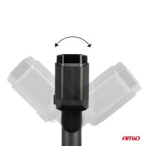 ΑΝΤΑΠΤΟΡΑΣ ΑΝΑΠΤΗΡΑ ΔΙΠΛΟΣ 12/24V ΜΕ ΒΟΛΤΟΜΕΤΡΟ ΜΕ 3 ΘΥΡΕΣ USB AMIO - 1 Τεμ. Auto Moto Tyres 