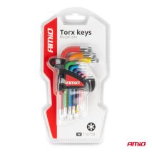 ΣΕΤ ΚΛΕΙΔΙΑ TORX ΑΤΣΑΛΙ S2 ΔΙΑΦΟΡΑ ΜΕΓΕΘΗ ΔΙΑΦΟΡΑ ΧΡΩΜΑΤΑ ΑΜΙΟ - 9 ΤΕΜ. Auto Moto Tyres 