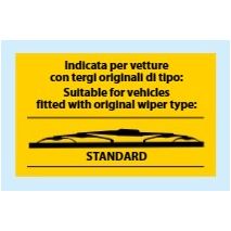 ΛΑΣΤΙΧΑ ΥΑΛΟΚΑΘΑΡΙΣΤΗΡΩΝ 61cmX6,5mm BLADE-X ΜΕ ΕΠΙΚΑΛΥΨΗ PTFE ΧΩΡΙΣ ΛΑΜΑΚΙΑ ΧΥΜΑ Auto Moto Tyres 
