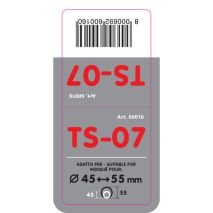 ΑΚΡΟ ΕΞΑΤΜΙΣΗΣ TS-07 45-55mm - ΣΤΡΟΓΓΥΛΟ ΚΟΦΤΟ Auto Moto Tyres 