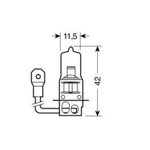 H3 ΑΛΟΓΟΝΟΥ 12V/55W 42mm PK22s Auto Moto Tyres 