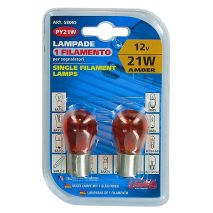 ΛΑΜΠΑΚΙ 12V/PY21W BAU15s Auto Moto Tyres 