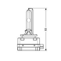 ΛΑΜΠΑ D1S 35W 12V 4300K ULTRA WHITE Auto Moto Tyres 