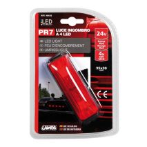 ΦΩΣ ΦΟΡΤΗΓΟΥ 4LED ΚΟΚΚΙΝΟ 24V 103mm Auto Moto Tyres 