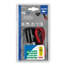 ΠΡΙΖΑ ΑΝΑΠΤΗΡΑ ΓΙΑ ΠΑΝΕΛ ΣΤΕΓΑΝΗ ΜΕ ΑΣΦΑΛΕΙΑ ΚΑΙ 90cm ΚΑΛΩΔΙΟ 12/24V Auto Moto Tyres 