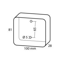 ΠΙΣΩ ΦΑΝΑΡΙ ΟΜΙΧΛΗΣ 12/24V (ΚΟΚΚΙΝΟ - 19 LED - 81 Χ 100mm) - 1 ΤΕΜ. Auto Moto Tyres 