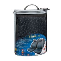 Καλύμματα Καθισμάτων Starline υψηλής ποιότητας ζακάρ Ανθρακί set Auto Moto Tyres 