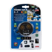 ΑΝΤΑΠΤΟΡΑΣ ΑΝΑΠΤΗΡΑ POWERCUP 2 12V + 2USB + TESTER ΜΠΑΤΑΡΙΑΣ Auto Moto Tyres 