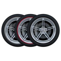 ΔΙΑΚΟΣΜΗΤΙΚΑ/ΠΡΟΣΤΑΤΕΥΤΙΚΑ ΔΑΚΤΥΛΙΔΙΑ ΖΑΝΤΑΣ ΜΑΥΡΟ 15 INCH RIM RINGZ -4ΤΕΜ. Auto Moto Tyres 