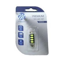 ΛΑΜΠΑΚΙΑ ΠΛΑΦΟΝΙΕΡΑΣ C5W/C10W 12V 2W SV8,5 36mm CAN-BUS+RADIATOR LED 4xSMD5730 ΛΕΥΚΟ BLISTER 1τεμ Auto Moto Tyres 