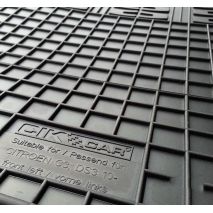 ΜΑΡΚΕ ΠΑΤΑΚΙΑ ΣΕ ΣΚΑΦΗ ΛΑΣΤΙΧΟ ΓΙΑ CITROEN C3 2010-2017 / DS3 2010-2019 ΣΕ ΜΑΥΡΟ ΧΡΩΜΑ ΜΕ ΚΟΥΜΠΩΜΑΤΑ CIK - 4 ΤΕΜ. Auto Moto Tyres 