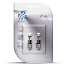 T4W 12V 0,72W BA9s (ΜΙΝΙΟΝ) LED 1xSMD5050 CAN-BUS ΛΕΥΚΟ BLISTER 2ΤΕΜ. Auto Moto Tyres 